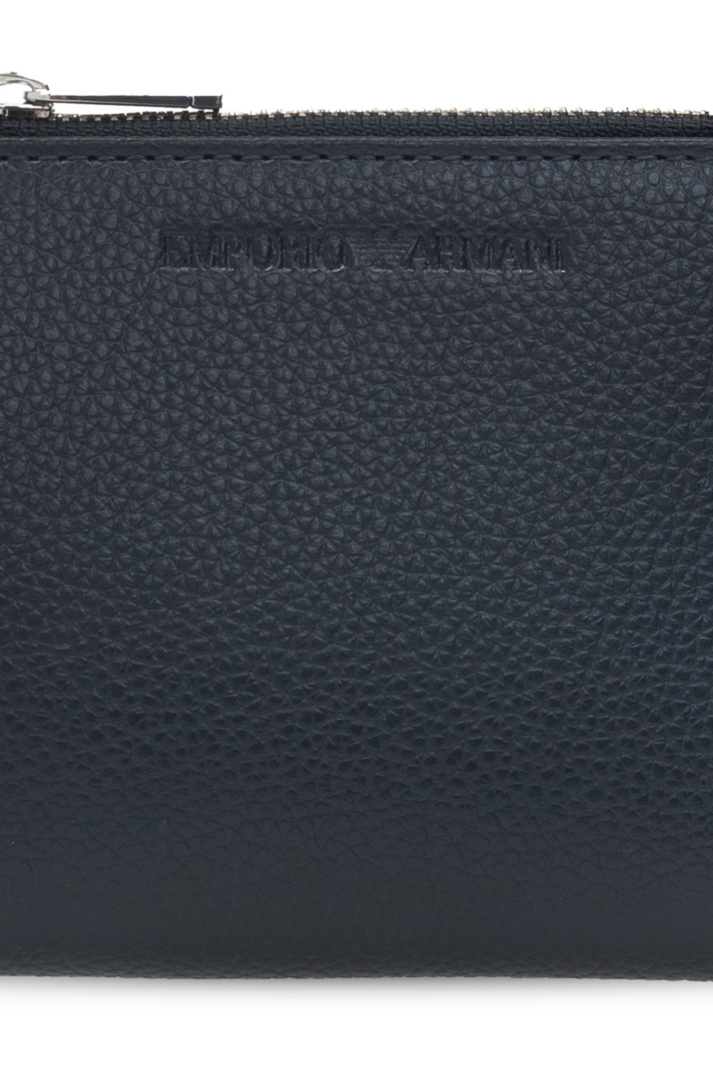 Emporio armani Cuir Leather wallet with logo